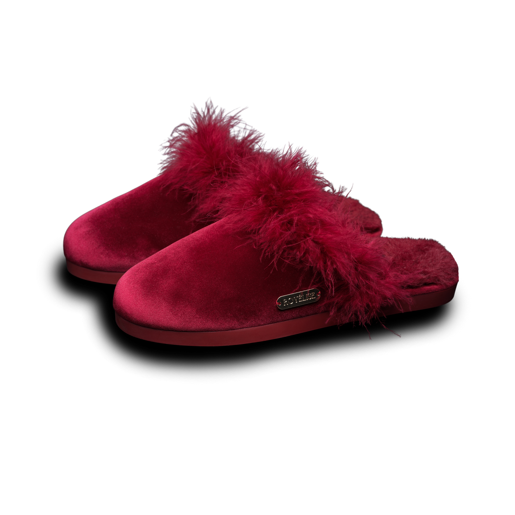 Feathered Velvet Mule