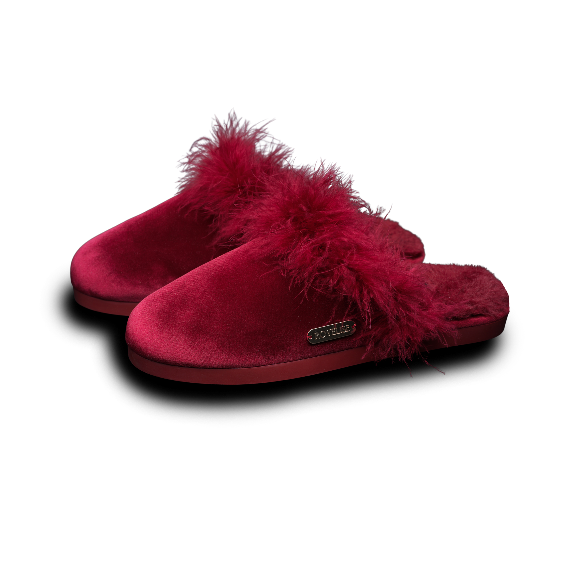 Feathered Velvet Mule