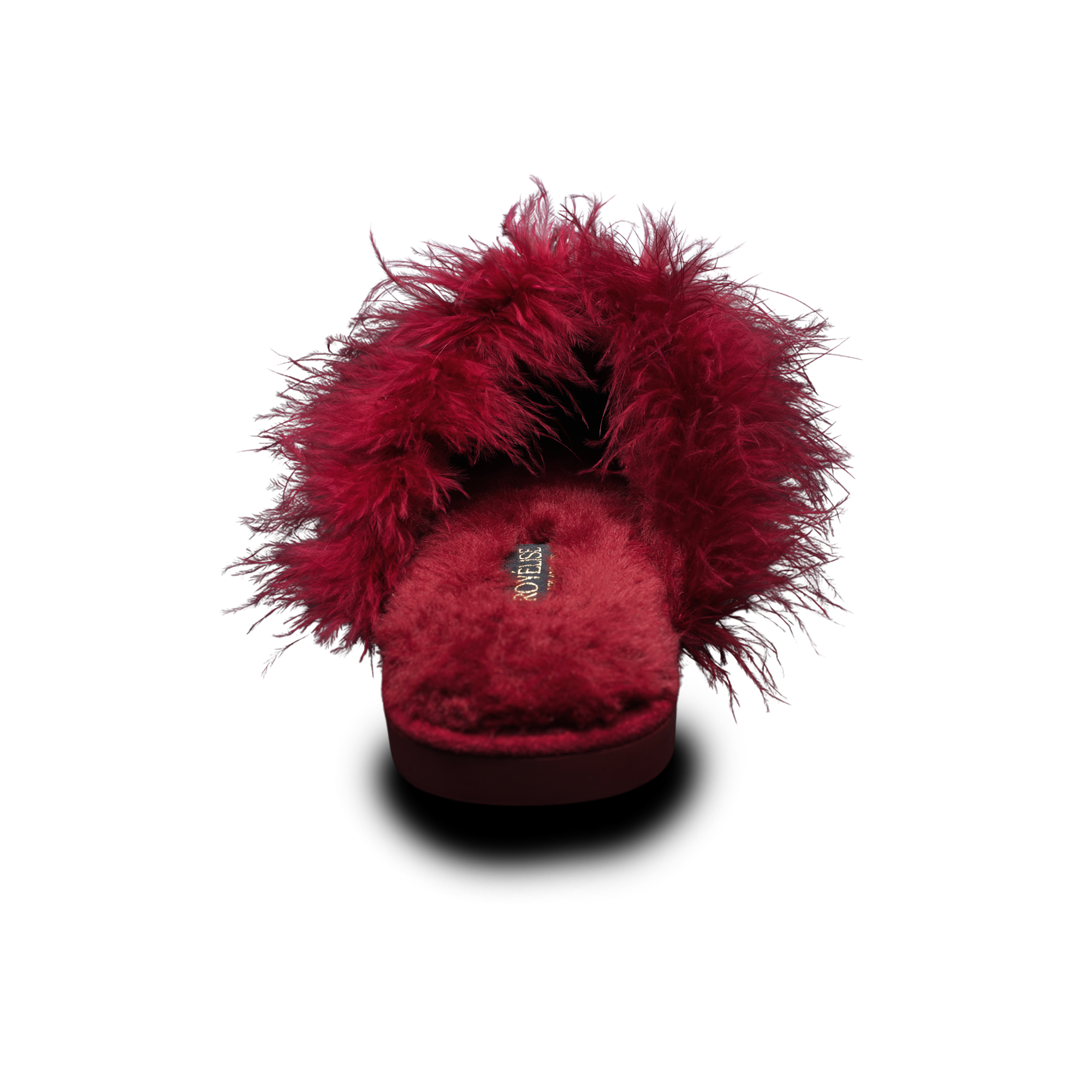 Feathered Velvet Mule