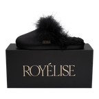 Feathered Velvet Mule