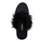Feathered Velvet Mule