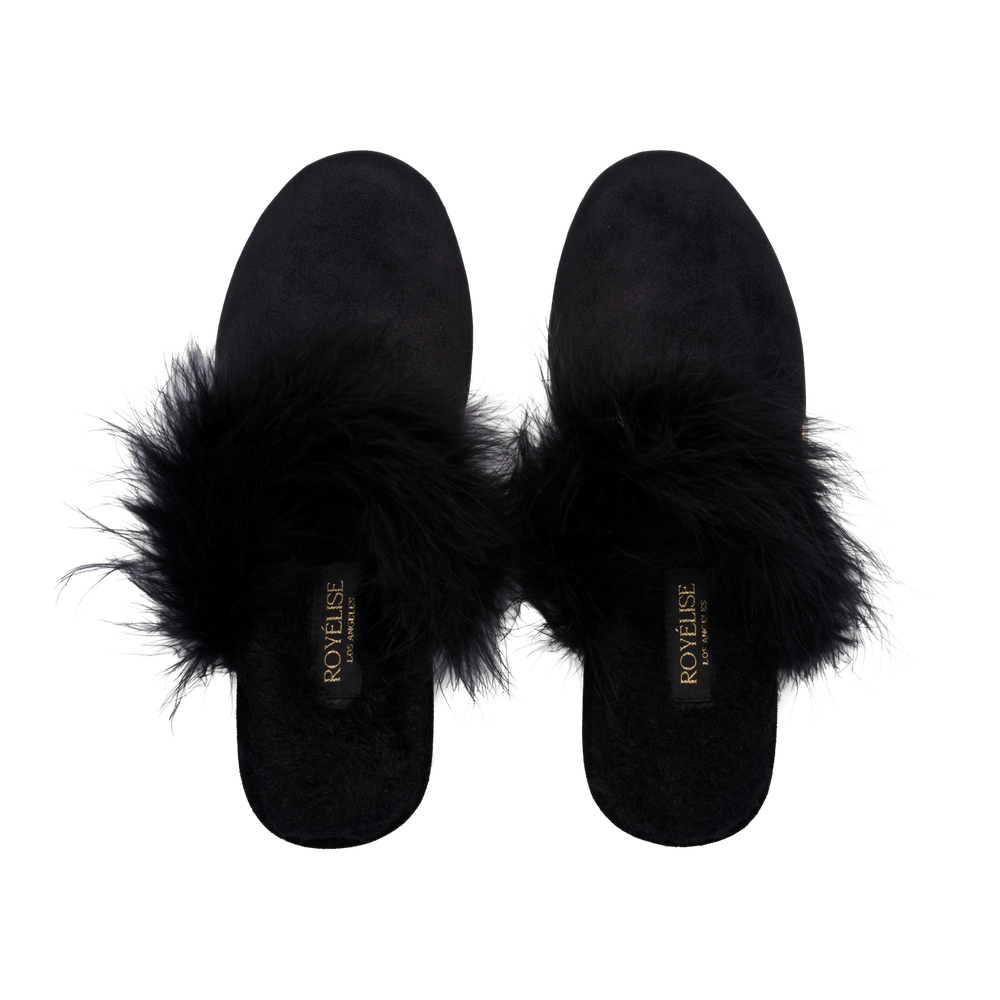 Feathered Velvet Mule
