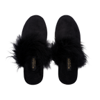Feathered Velvet Mule
