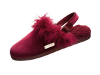 Feathered Velvet Mule