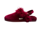 Feathered Velvet Mule