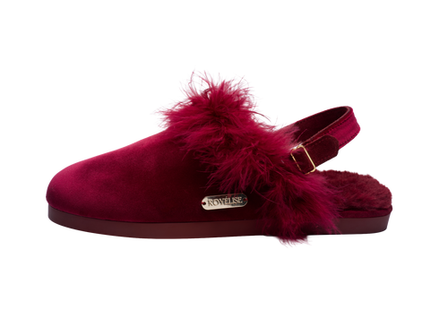 Feathered Velvet Mule