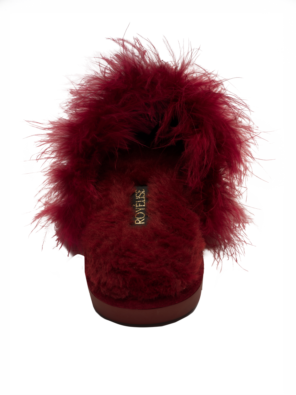 Feathered Velvet Mule