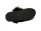 Feathered Velvet Mule