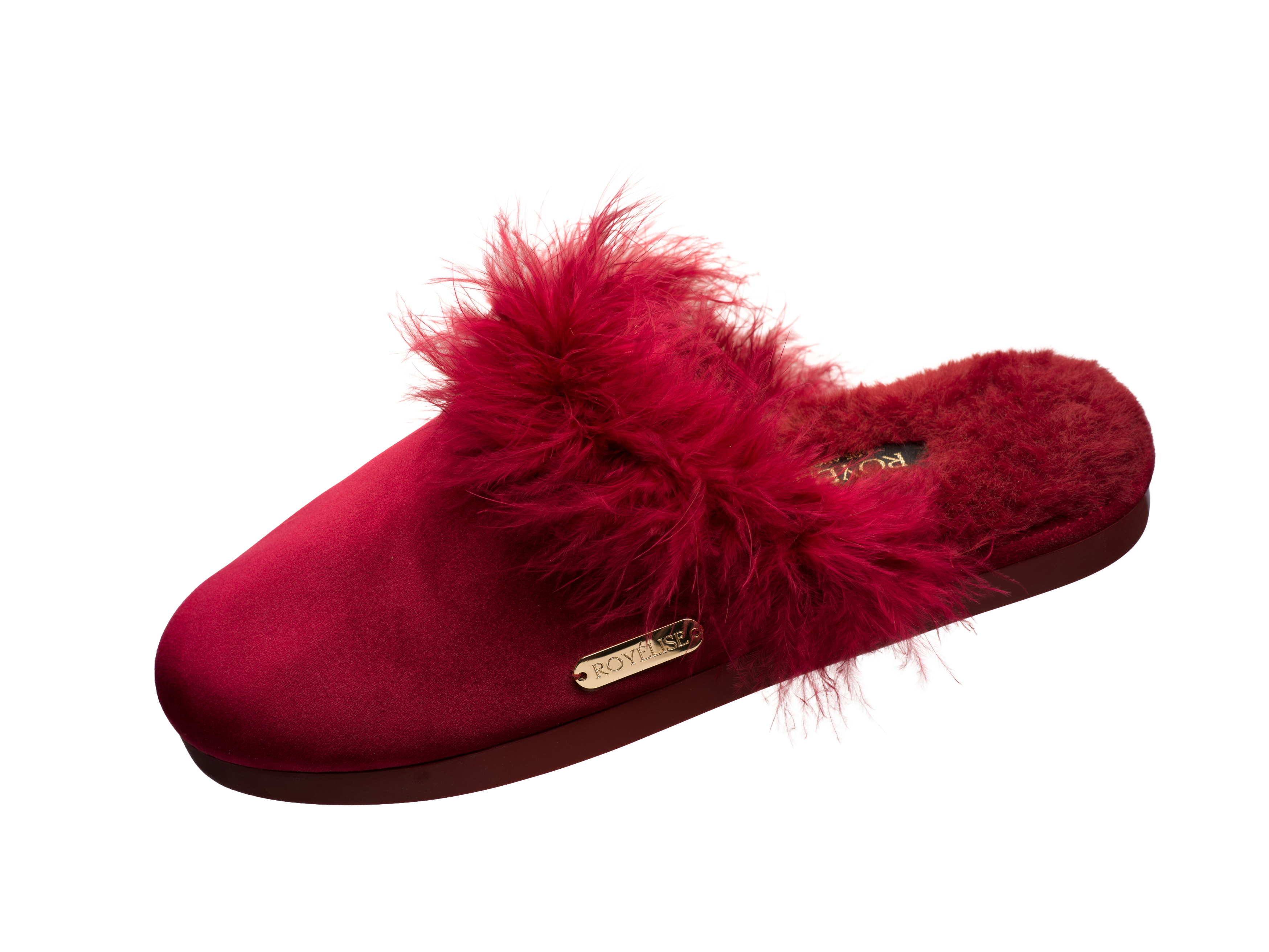 Feathered Velvet Mule