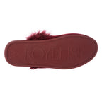 Feathered Velvet Mule