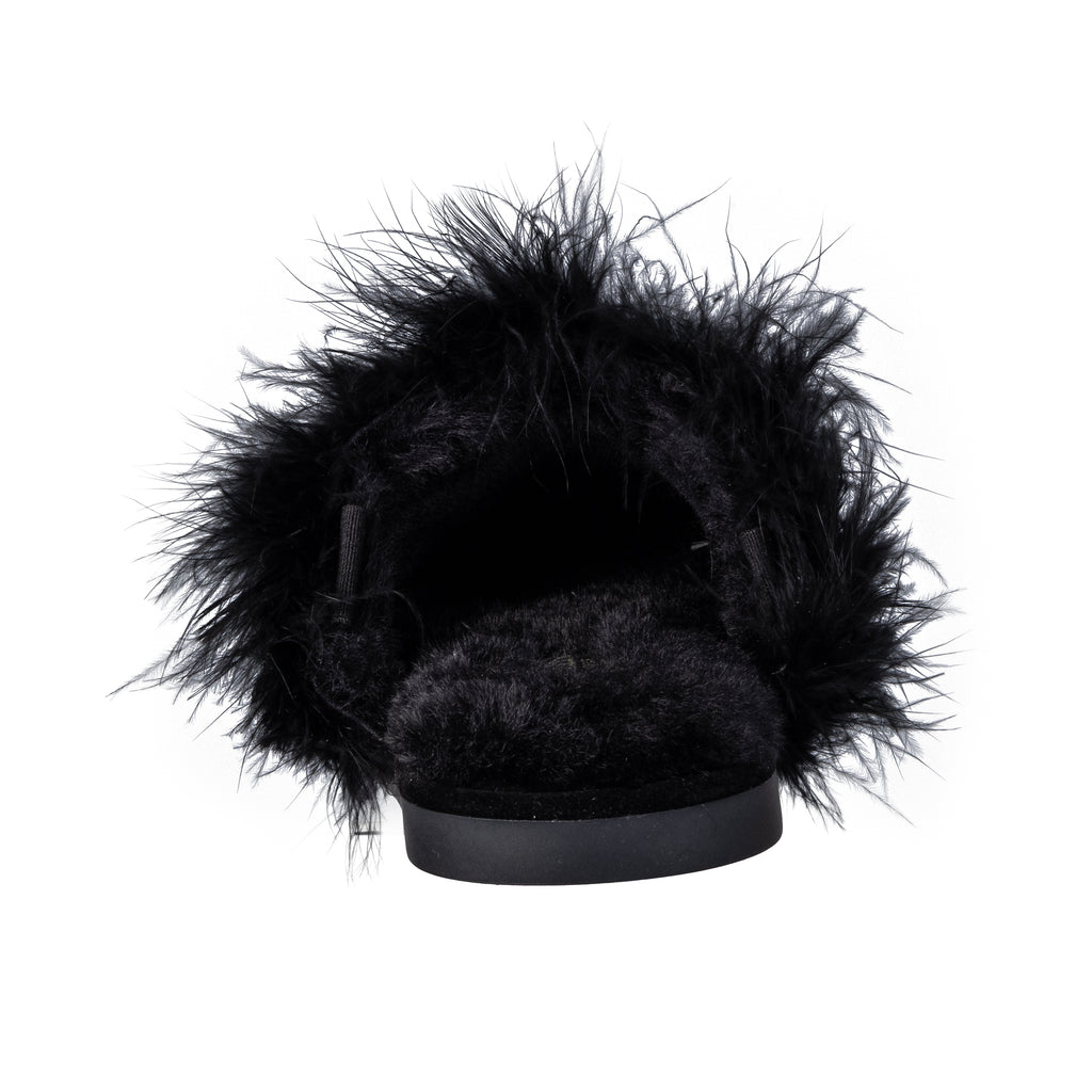 Feathered Velvet Mule