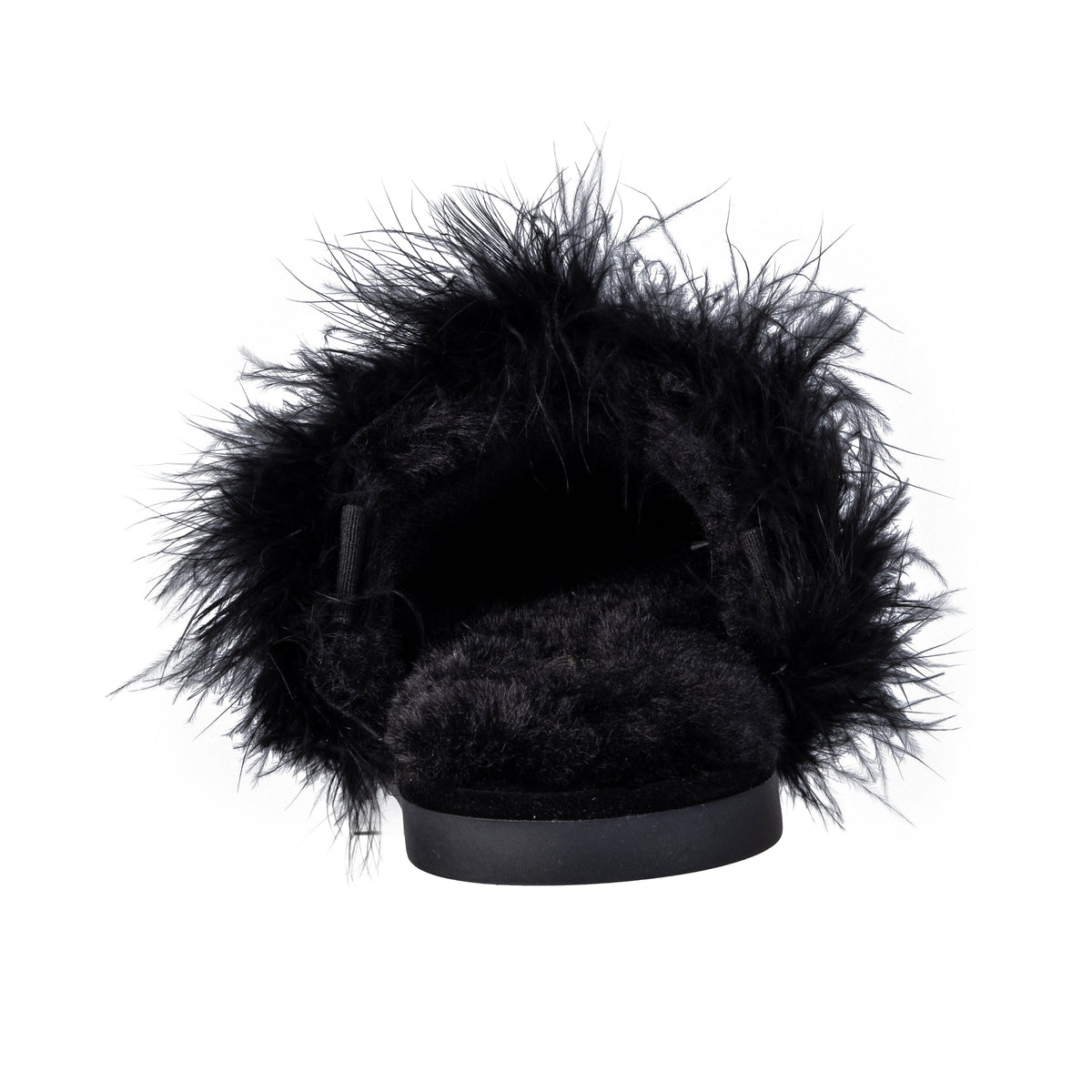 Feathered Velvet Mule