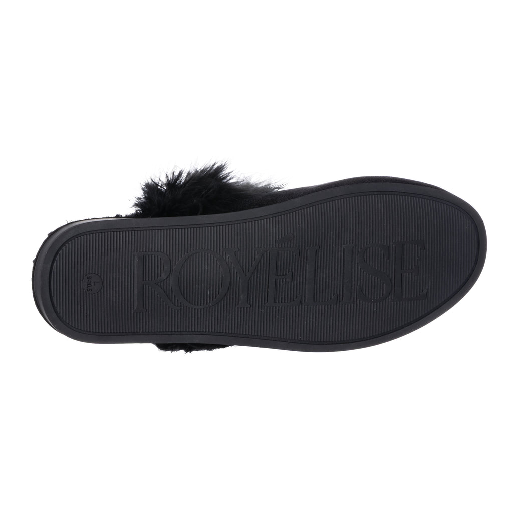 Feathered Velvet Mule