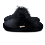 Feathered Velvet Mule