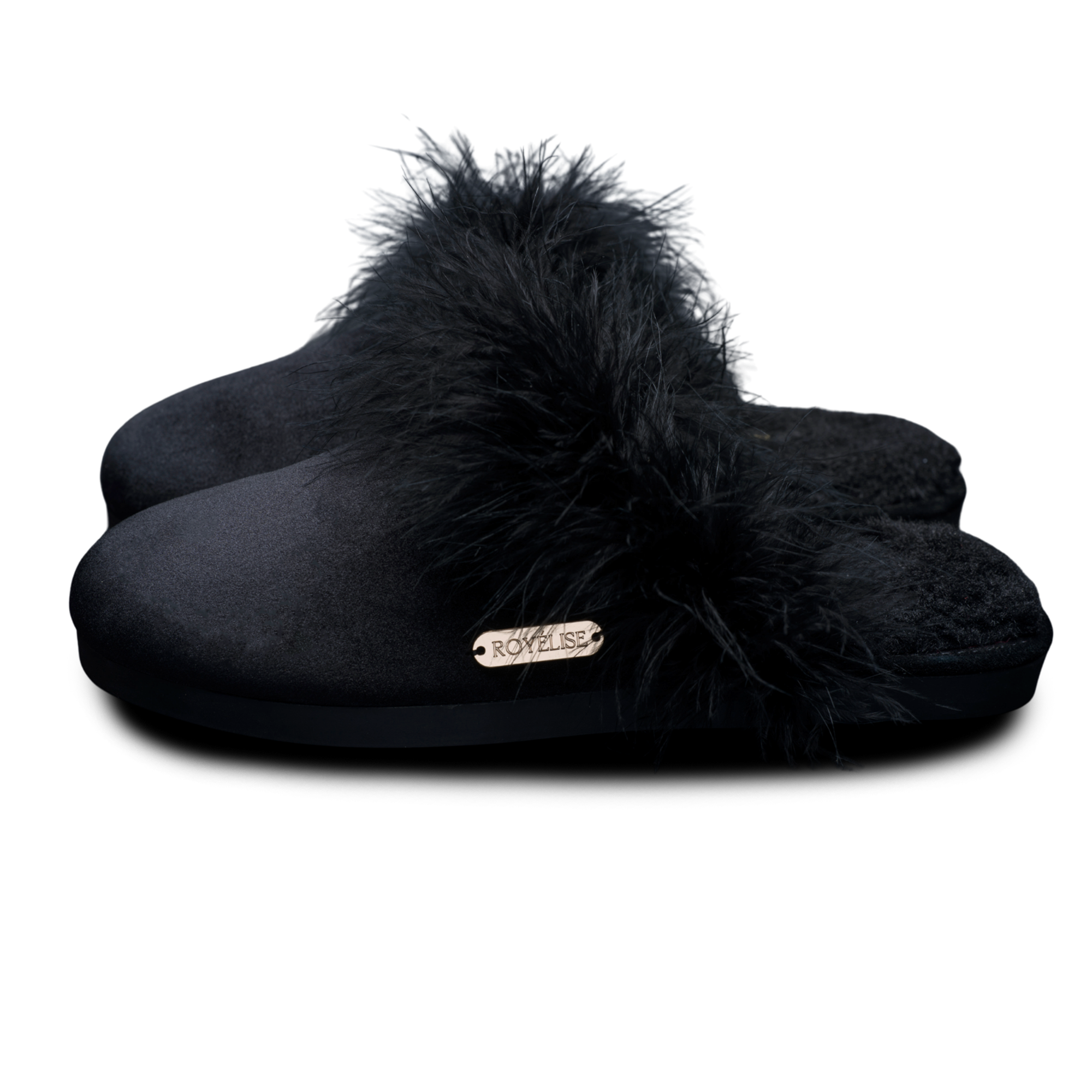 Feathered Velvet Mule