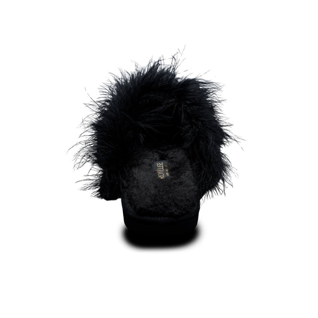 Feathered Velvet Mule