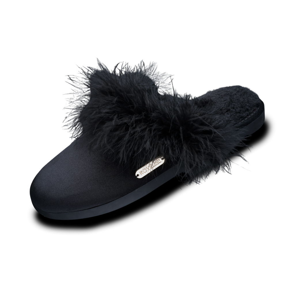 Feathered Velvet Mule