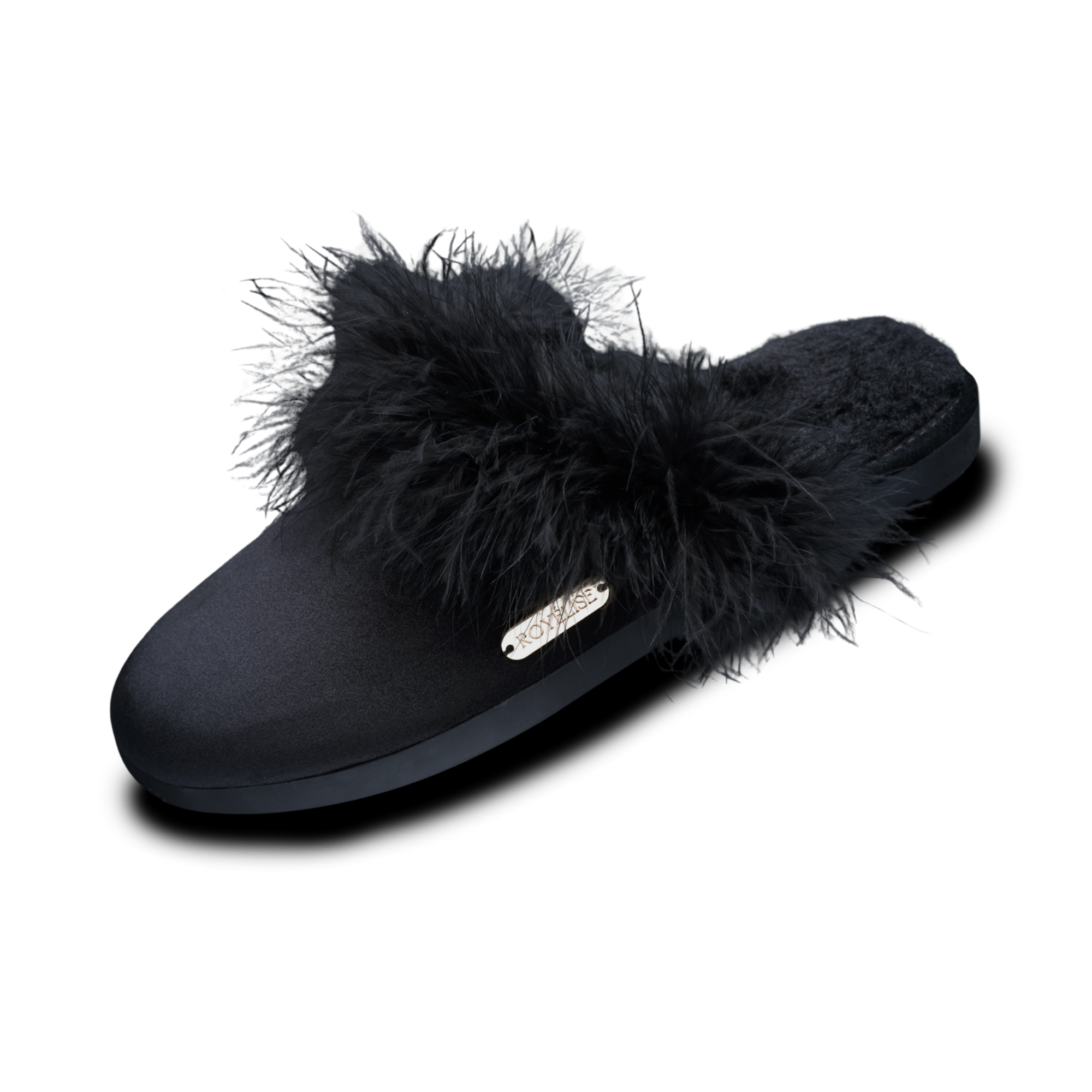 Feathered Velvet Mule