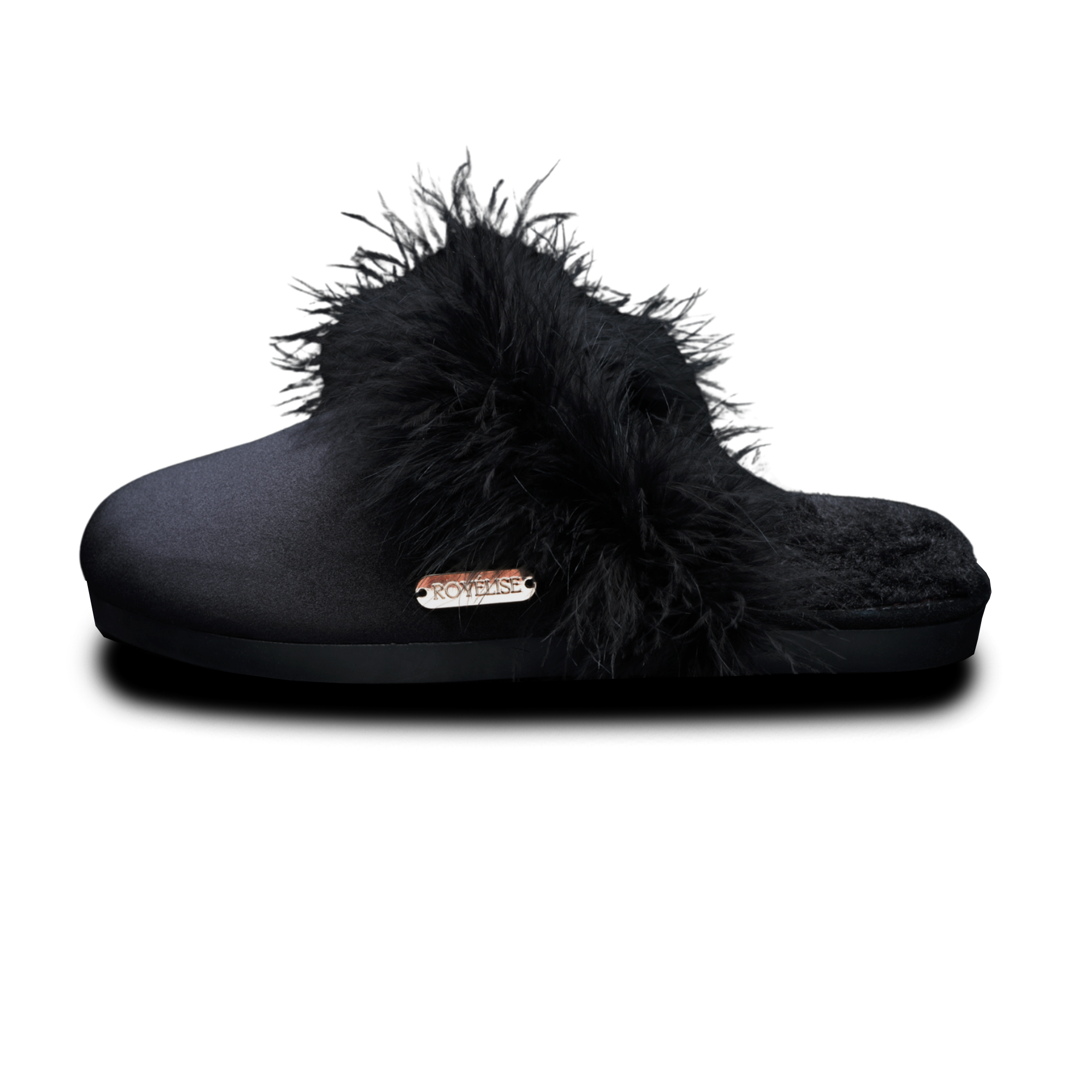 Feathered Velvet Mule