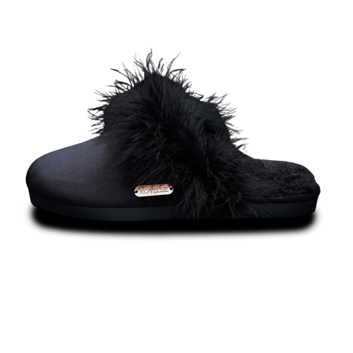 Feathered Velvet Mule