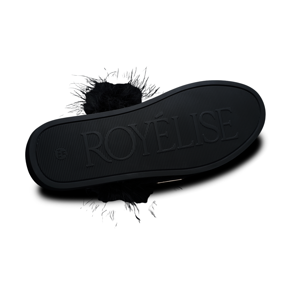 Feathered Velvet Mule