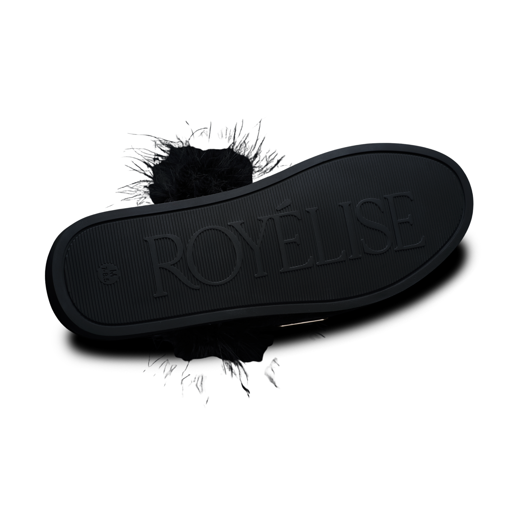 Feathered Velvet Mule